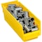 Global Industrial Shelf Storage Bin, Polypropylene, Yellow, 4 in H 184837YL - alternate 3